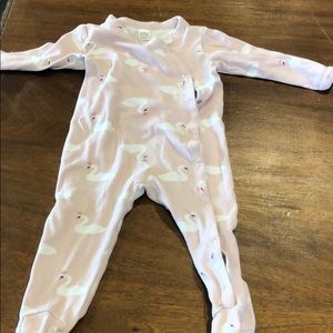 Nordstrom 9M baby swan outfit, good used condition